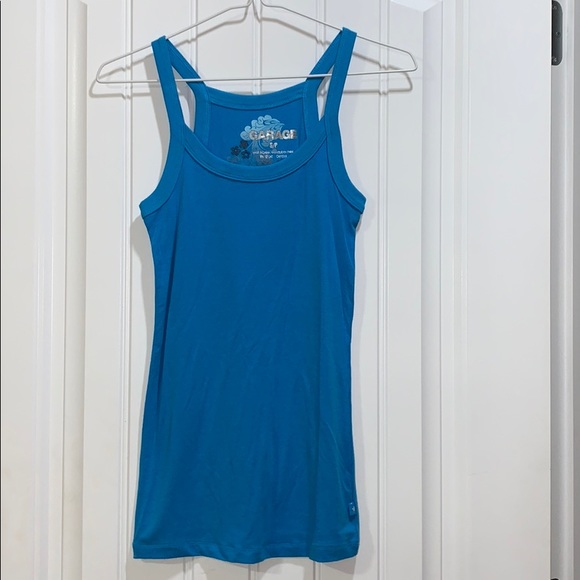 Garage Tops - Garage blue tank top